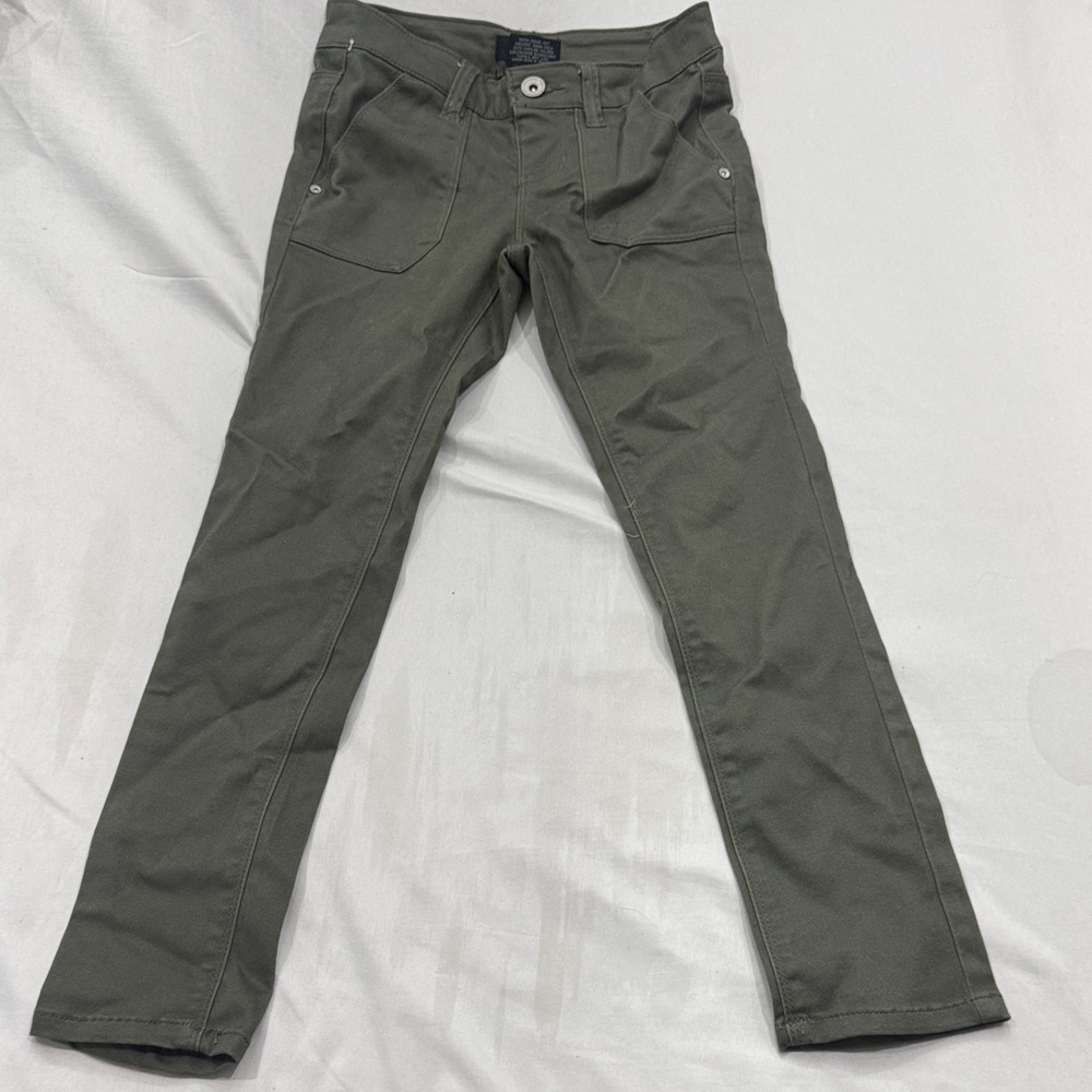 Squeeze Kids Casual Olive Green Pants